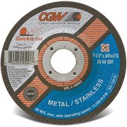 Cgw Abrasives T27 4-1/2"x.045"x7/8" Cut Off Wheel (25-Pack) 45002